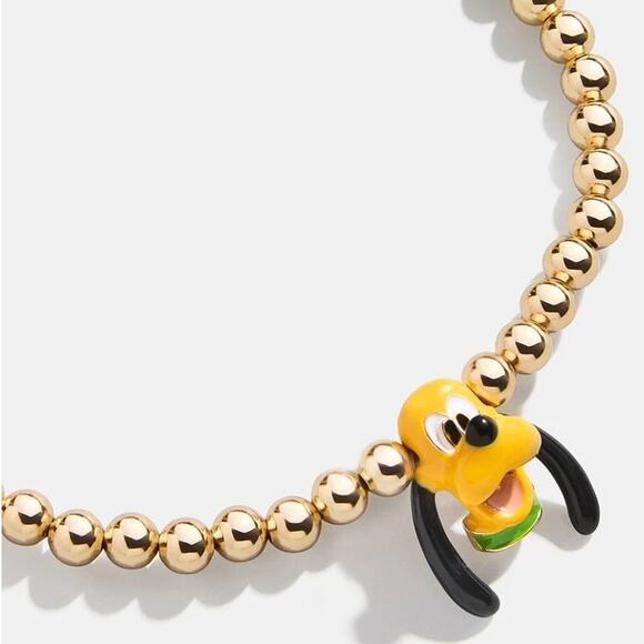 New DISNEY x BAUBLEBAR Pluto Classic Gold Pisa Bracelet (4mm) - Picture 4 of 6